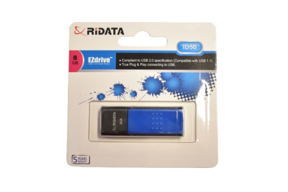 Ridata ritek usb 8gb id50bk-bl