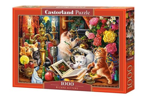 Puzzle 1000 piese wizard kittens 104857