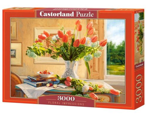 Puzzle 3000 piese floral impressions castorland 300594