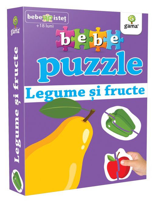 Legume si fructe / Bebe puzzle. Editia 2018