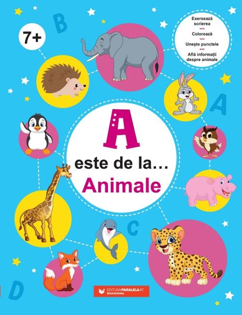 A este de la animale 7+ exerseaza scrierea