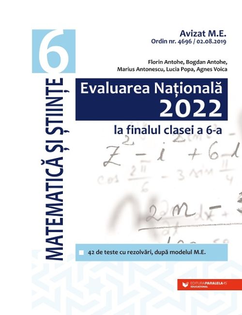 Evaluare nationala 2022 cls vi matematica