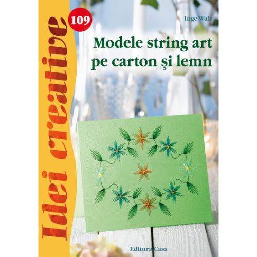 Modele string art pe carton si lemn - idei creative 109