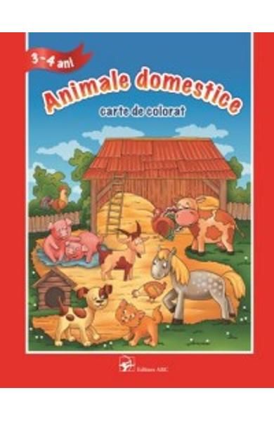 Animale domestice - carte de colorat