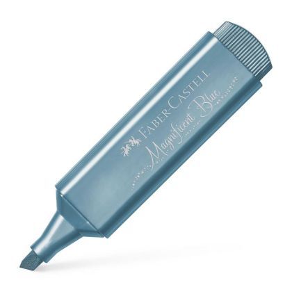 Textmarker albastru metalizat 1546 faber castel fc154647