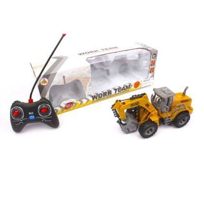 Tractor - incarcator de lemne cu rc,22x10x9cm jc-167a