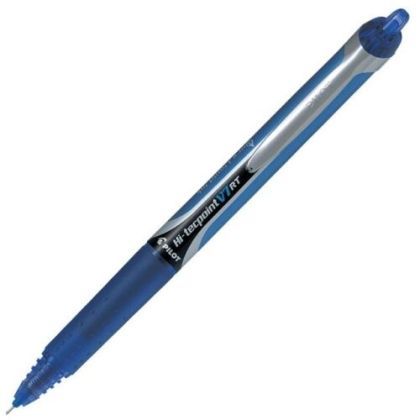 Roller 0.7 hi-tecpoint v7 retractabil albastru pbxrt-v7l