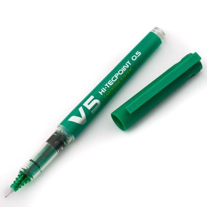 Roller v5 hi-tecpoint reincarcabil verde pbxc-v5-g-bg