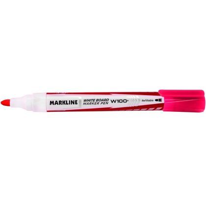 Marker whiteboard linc markline rosu w100