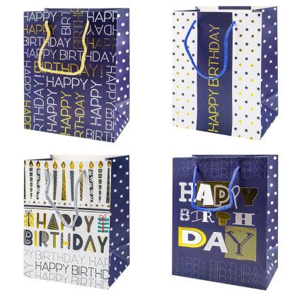 Punga cadou happy birthday 26x32x12cm hb-m 34690