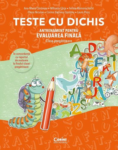 Teste cu dichis. Antrenament pentru evaluarea finala clasa pregatitoare