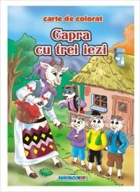 Capra cu trei iezi carte colorat b5