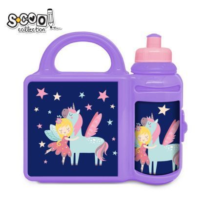 Set sticla apa +cut sandwich unicorn sc2278