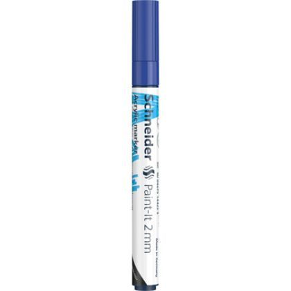 Marker vopsea acrilica paint-it 310 2mm schneider albastru