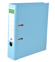 Biblioraft A4, PP/PP, 75mm, culoare pastel albastru d, BIB127