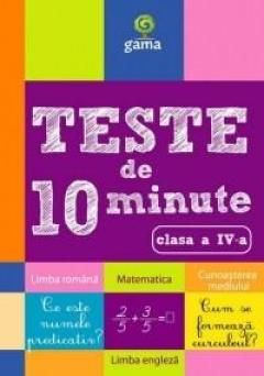 Teste de 10 minute clasa IV