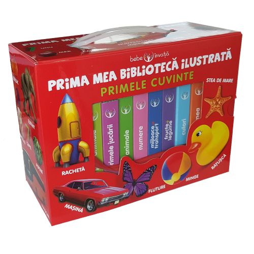 Prima mea biblioteca ilustrata (8 carticele). Primele cuvinte