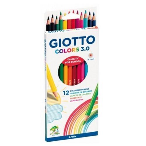 Creioane colorate 3.0 set 12buc giotto fl0276600