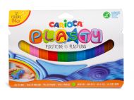 Plastilina carioca plasty 12 cul 150gr skr203