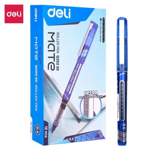 Roller free ink 0.5mm albastru deli dleq20230