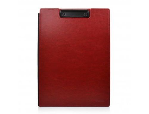 Clipboard dublu a4 premium imitatie piele visiniu 79246