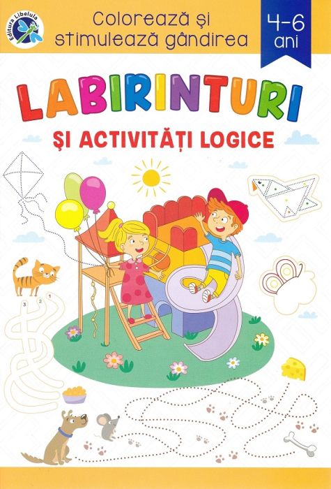 Labirinturi si activitati logice. Coloreaza si stimuleaza gandirea