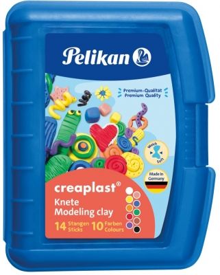 Plastilina creaplast 240g set 10 cul asortate 606738