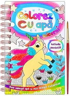 Colorez cu apa - Unicorni - Curious