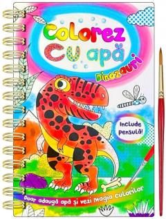 Colorez cu apa - Dinozauri -  Curious