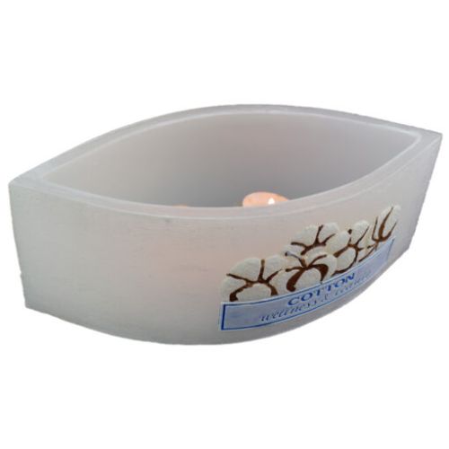 Lumanare lampion - cotton aroma flori de bumbac 265x95mm