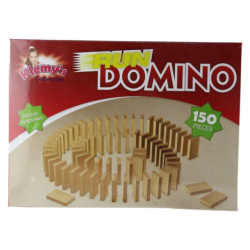 Joc de societate din lemn run domino, 150 piese