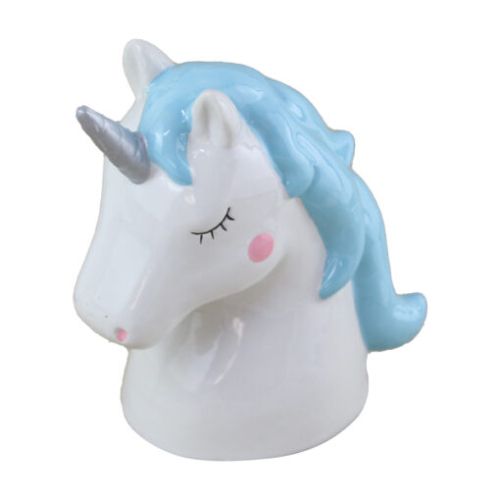 Pusculita unicorn ceramica 12x13cm 3343