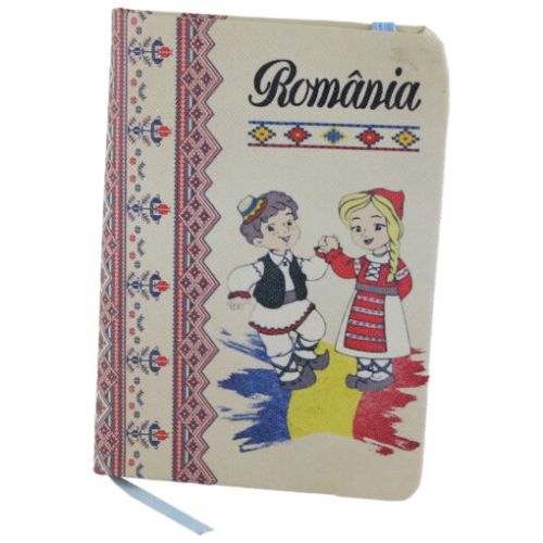 Agenda nedatata romania 10x14cm copii in port popular 387127