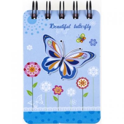 Notebook spirala dubla fluture 55pag centrum 81998