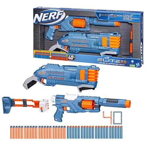 Nerf blaster set duble defense elite  f5033