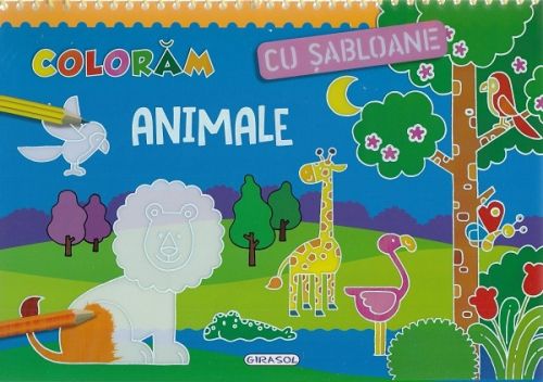 Coloram cu sabloane: Animale