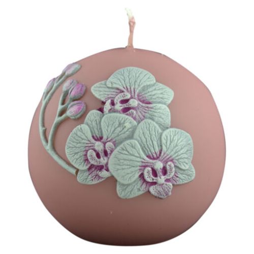 Lumanare glob orchid velvet - 80mm