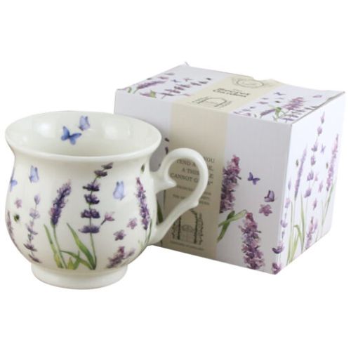 Cana portelan 500 ml classic lavender in cutie decorativa