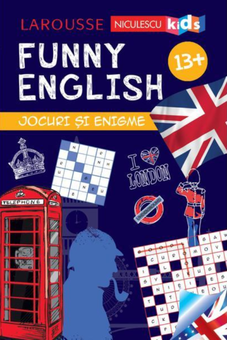 Funny English 13 ani. Jocuri si enigme  - Sandra Lebrun