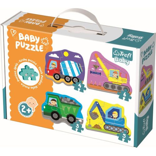 Puzzle trefl baby clasic utilaje la treaba 36072