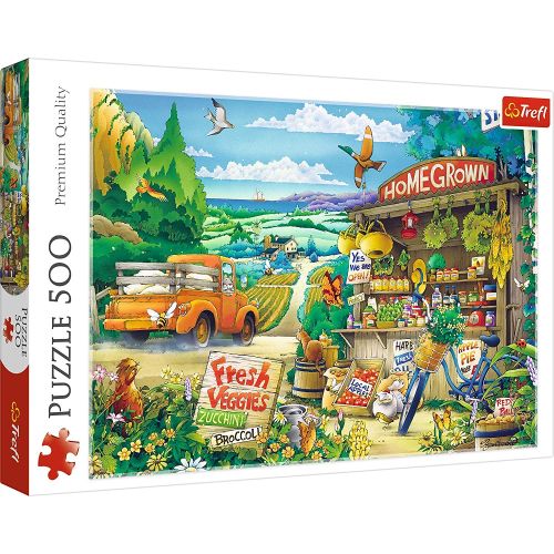 Puzzle trefl 500 dimineata la tara 37352