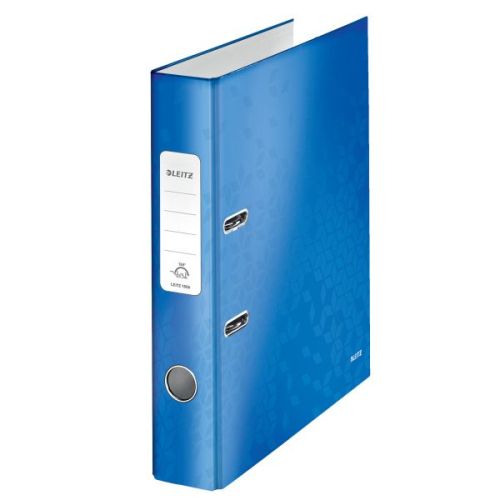 Biblioraft plastifiat 5.2 cm albastru metaliz leitz 10060036