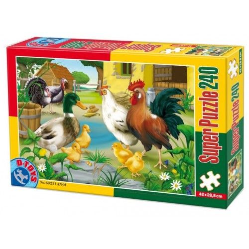 Super puzzle 240 animale dto60211