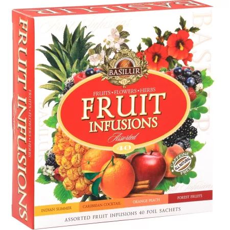 Basilur ceai fruit infusions assorted 40e 72g 71618