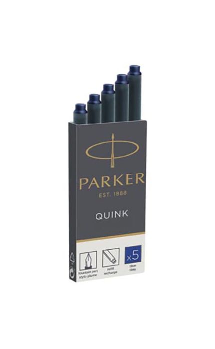 Cartuse lungi parker quink albastru 5/set 1950384