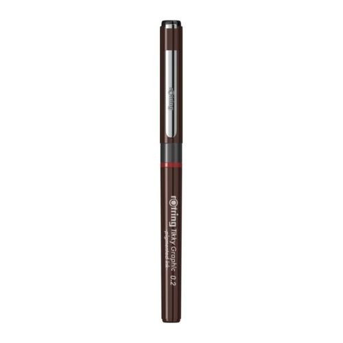 Liner graphic 0.2mm negru tikky rotring ro1904752