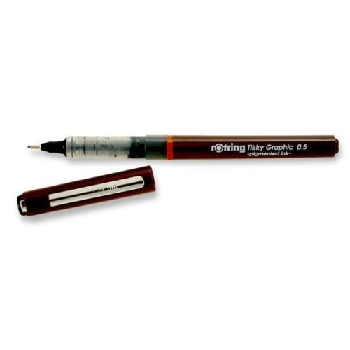 Liner graphic 0.5mm negru tikky rotring ro1904756