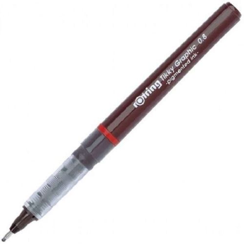 Liner graphic 0.8mm negru tikky rotring ro1904758