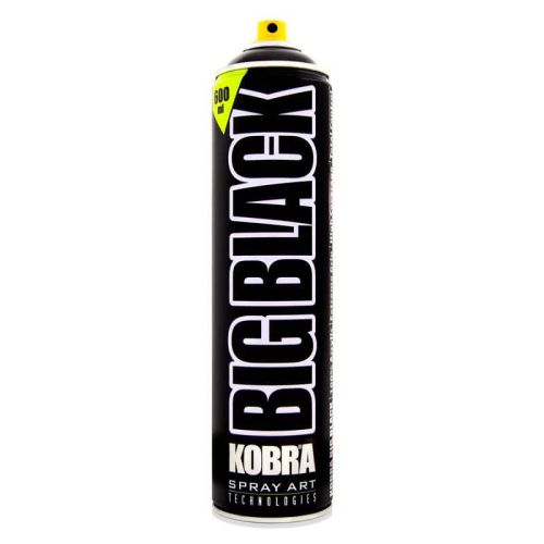 Spray kobra hp 600ml 074 big matt black kobig10074