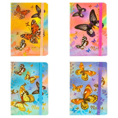 Notes a5 cu elastic 80file butterfly 5703-7